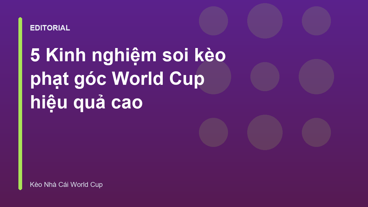 Người chơi đang phân tích kèo phạt góc World Cup